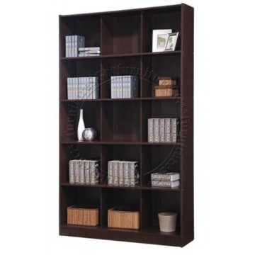 Book Cabinet BC03A (White/Walnut)